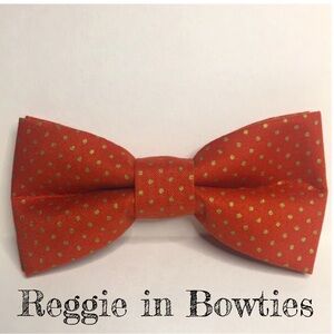 Pet Bowtie in an Auburn Fall Polkadot